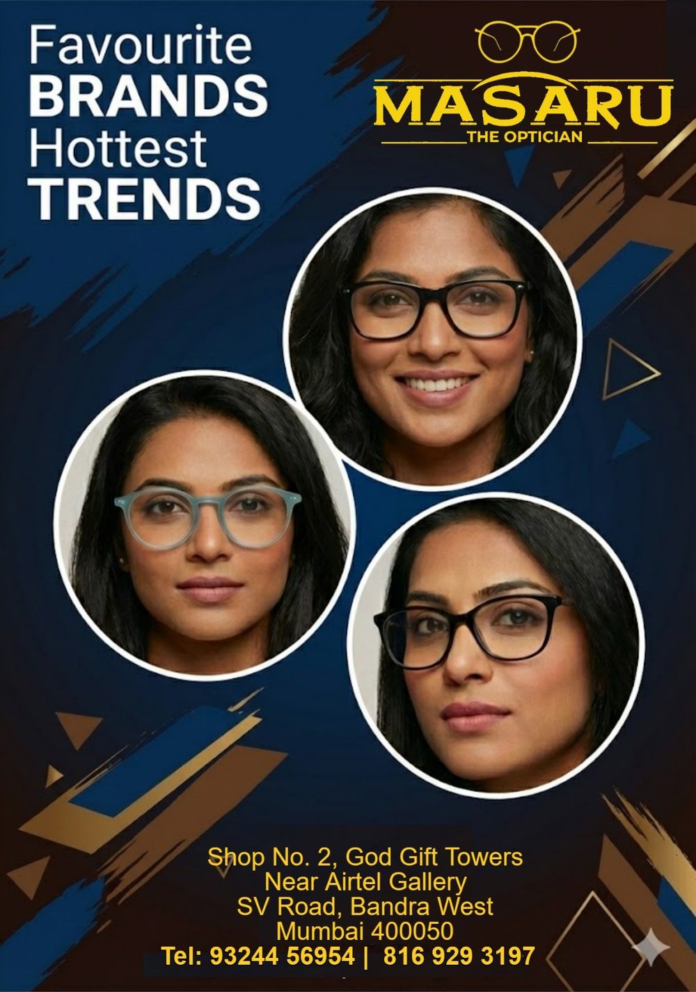 Favourite brands, hottest trends: three women in different frames