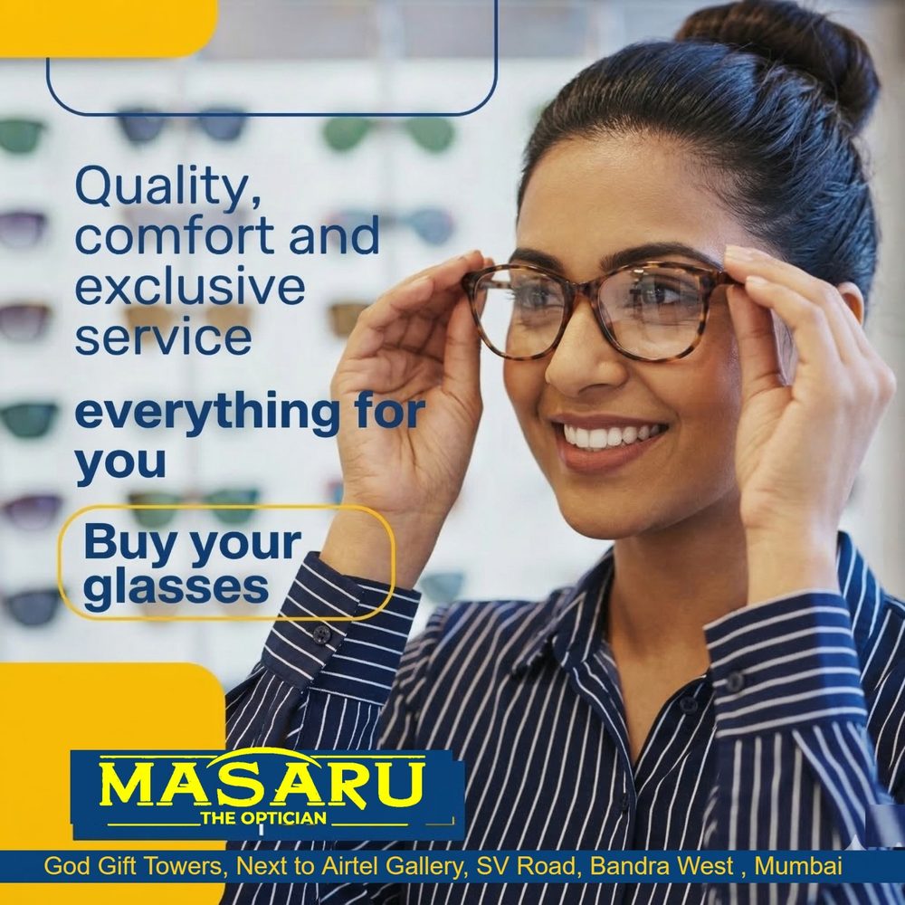 Quality, comfort and exclusive service: everything for you. Buy your glasses at Masaru.