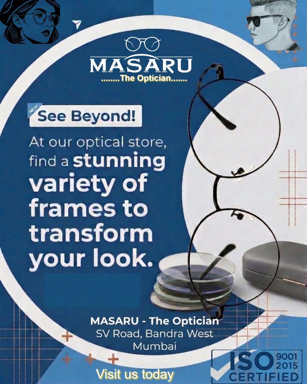 See beyond: find a stunning variety of frames to transform your look.